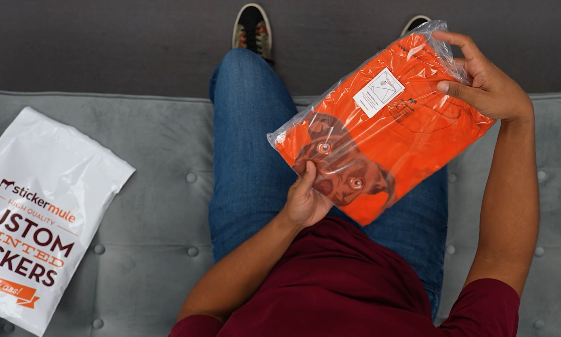 playeras personalizadas de Sticker Mule. las playeras más cómodas del planeta.