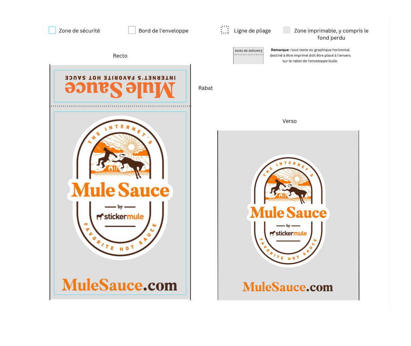 modèle pour les enveloppes bulles personnalisés