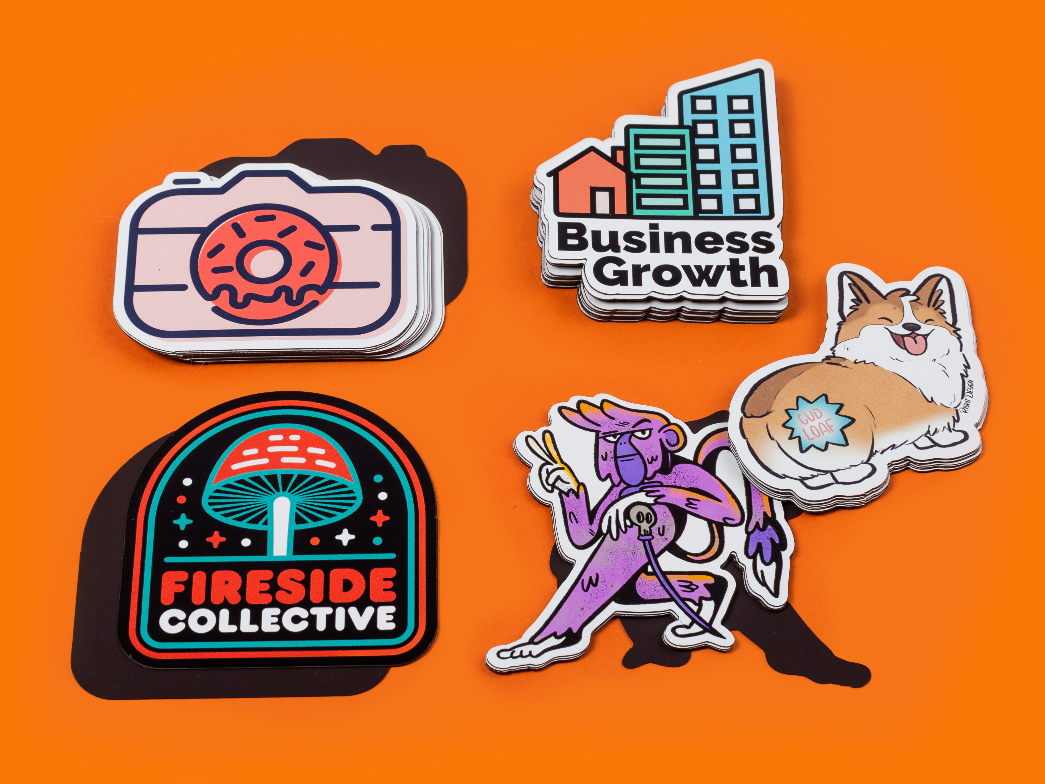 様々な柔軟性のあるオリジナルマグネットの画像