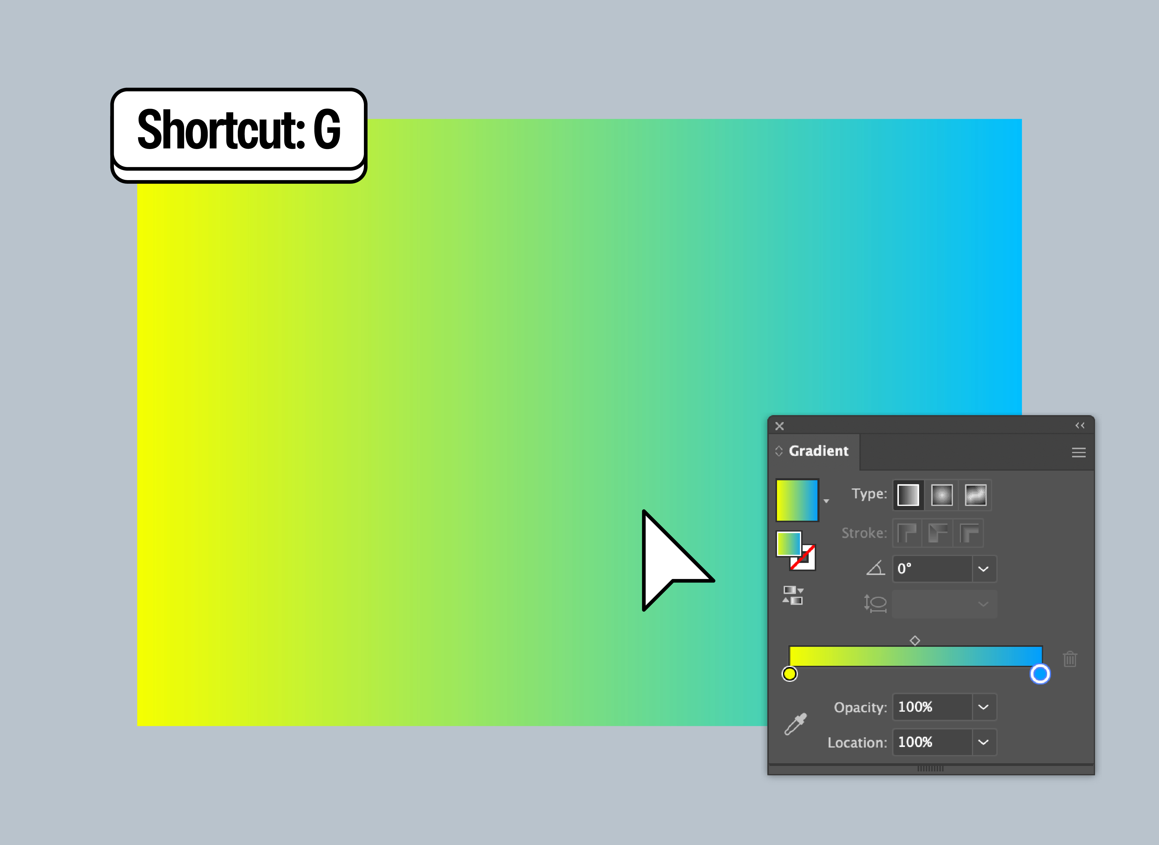 image of colorful vector gradient swatch