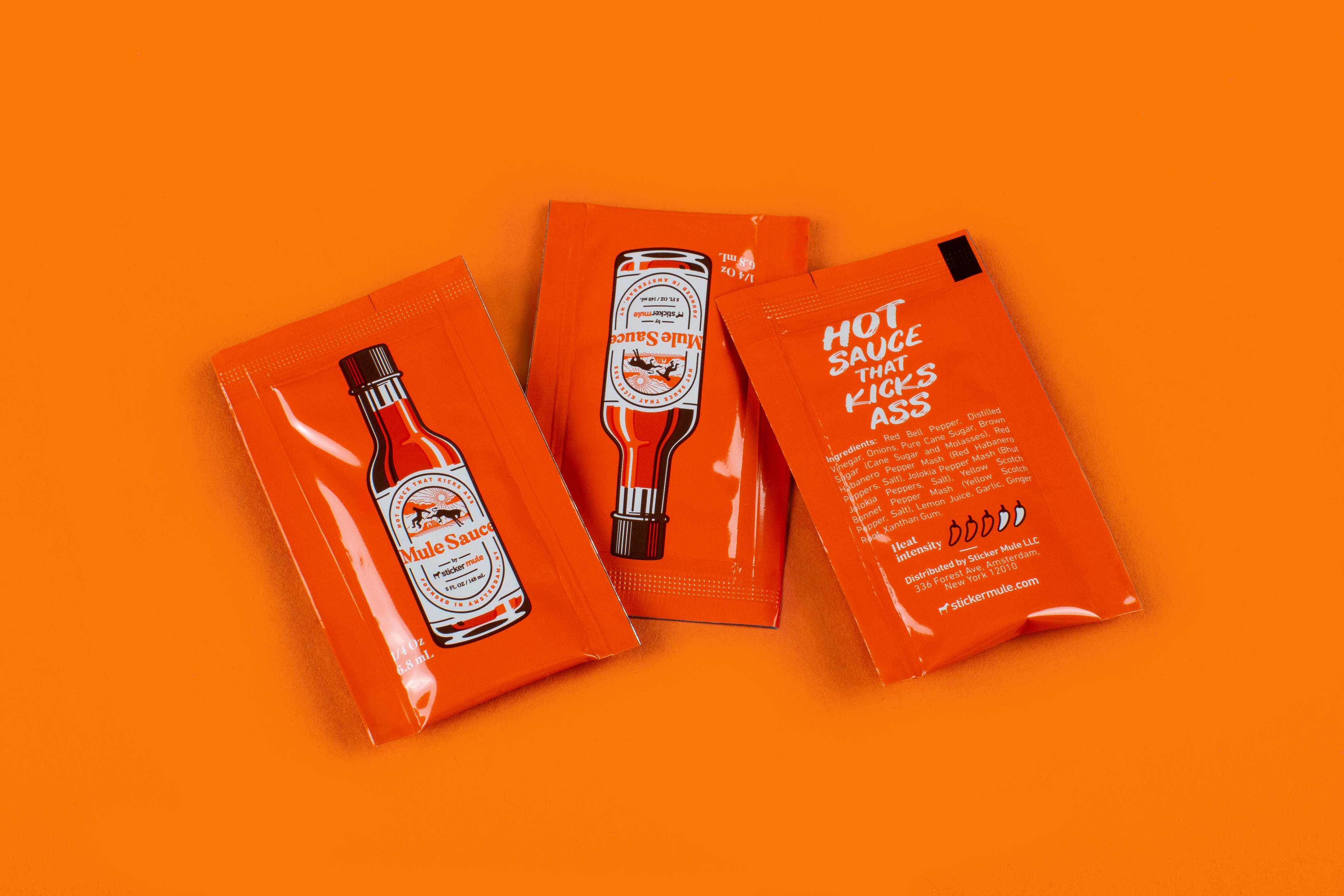 sachets de sauce piquante sucrée et épicée en gros