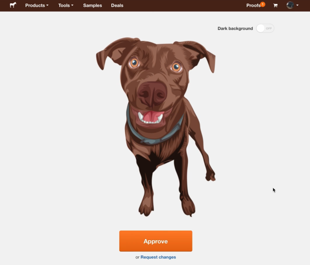 ilustración de un perro