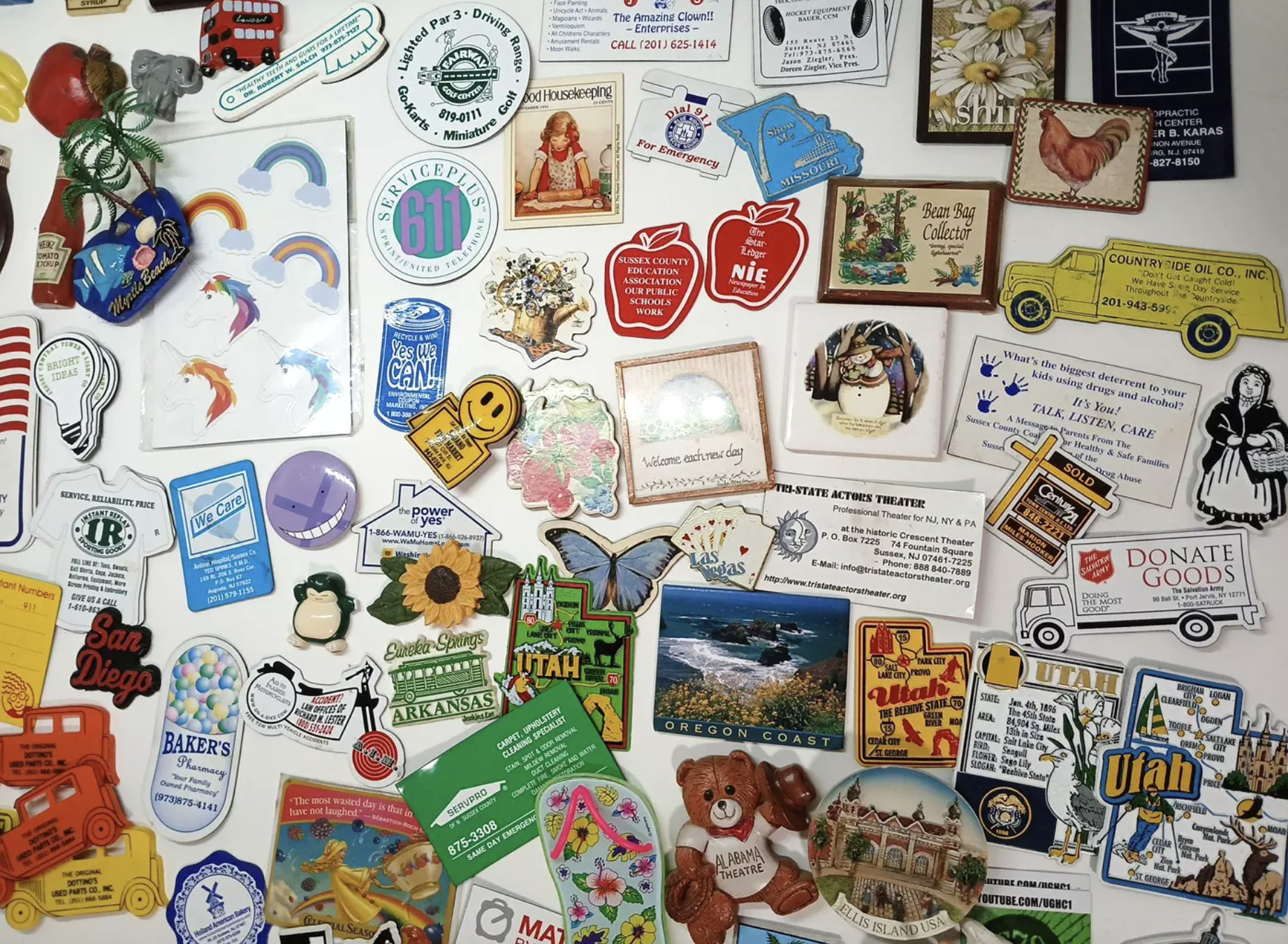 imanes de refrigerador vendidos por el vendedor de ebay hollys attic