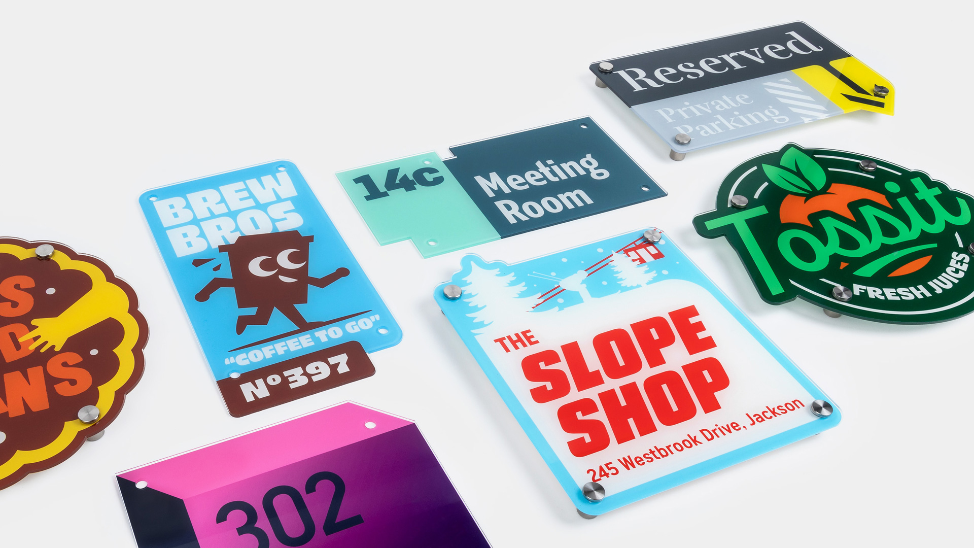 Conception de vos plaques de plexiglas sur mesure