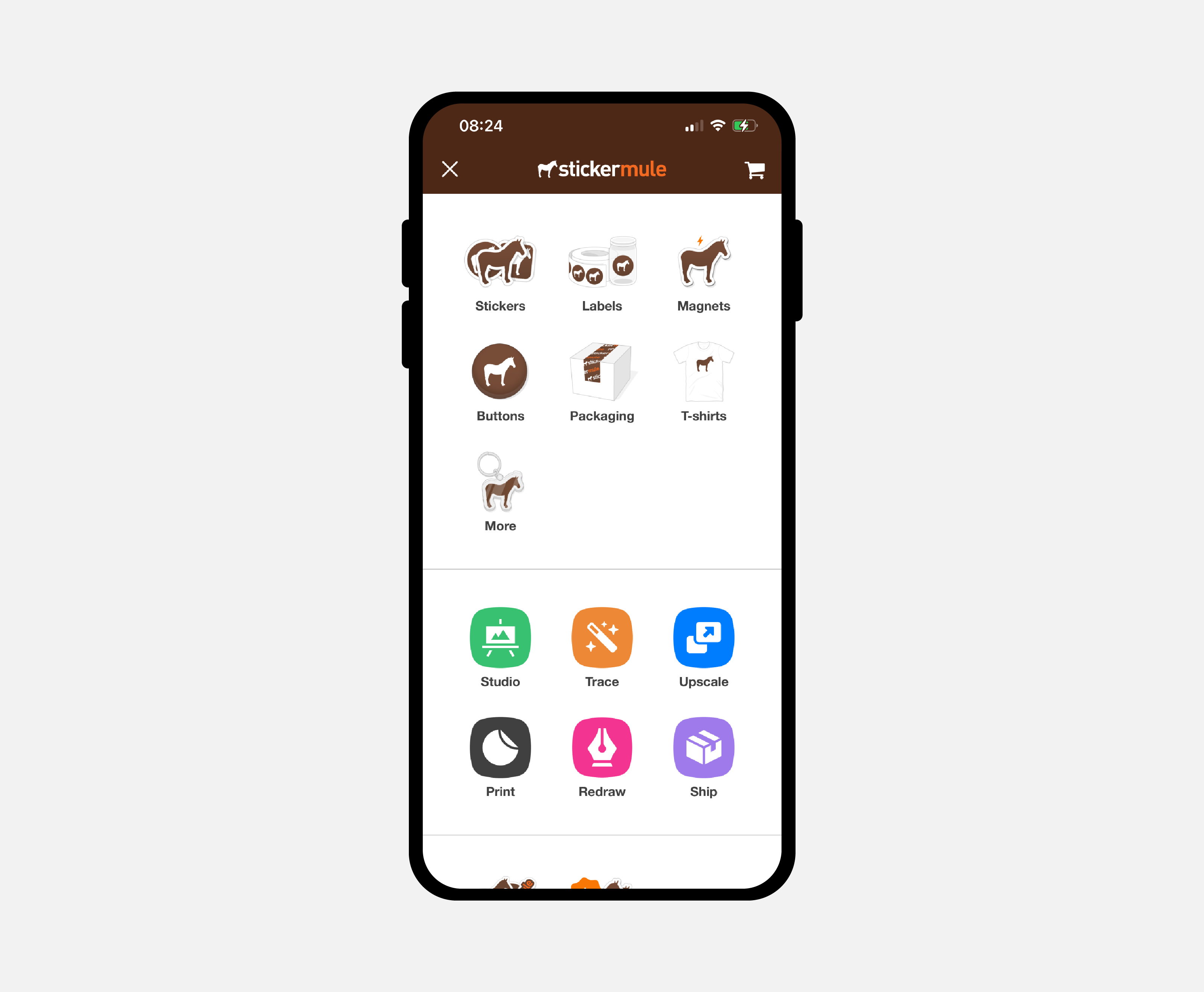 antigua navegación móvil