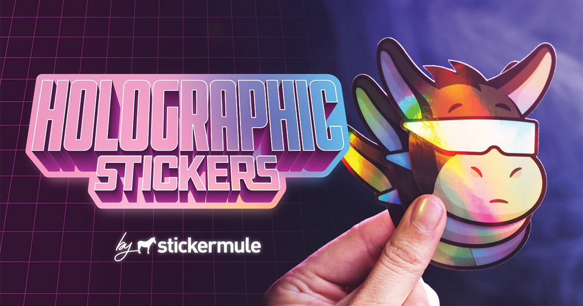 New holographic stickers: Flux capacitor not included