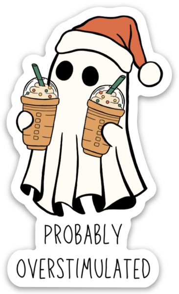 pegatina de un fantasma