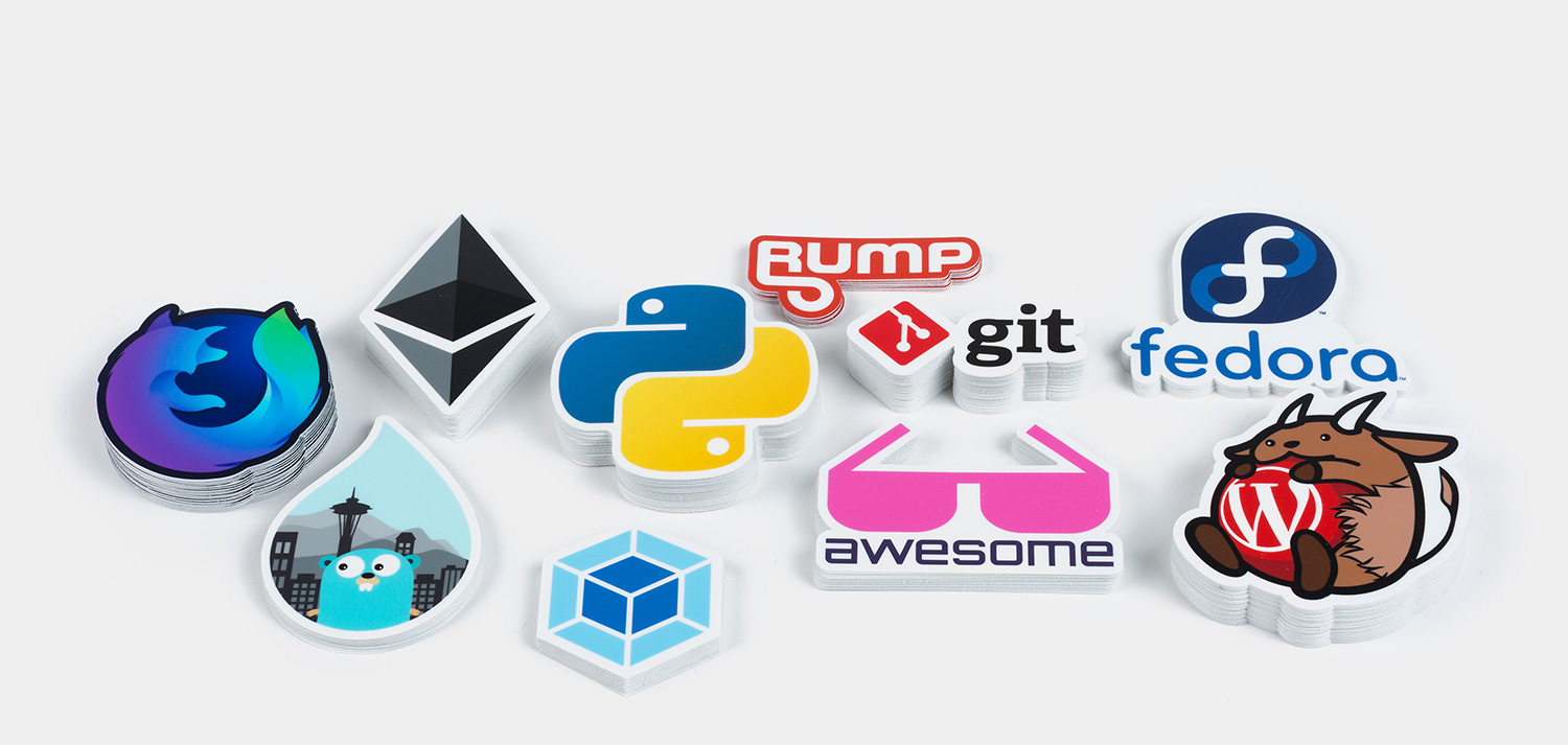 Open source stickers