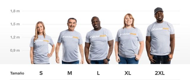 Tabla de tallas de playeras