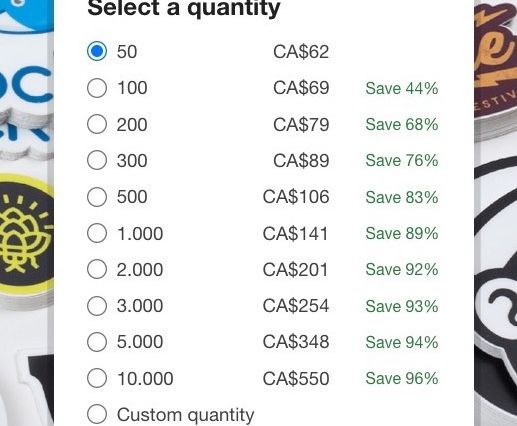 how to order a custom size