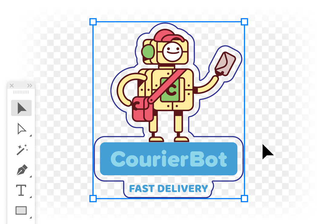Clear roll label templates