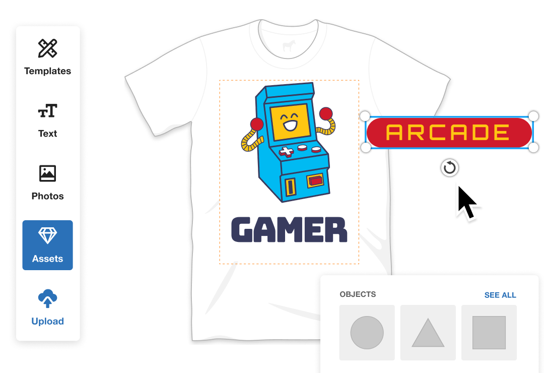 T-shirt templates