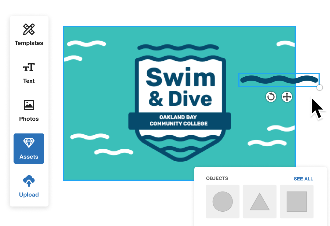 Rectangle sticker templates
