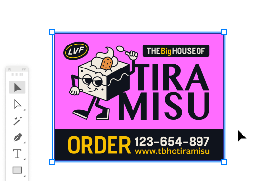 Rigid yard sign templates