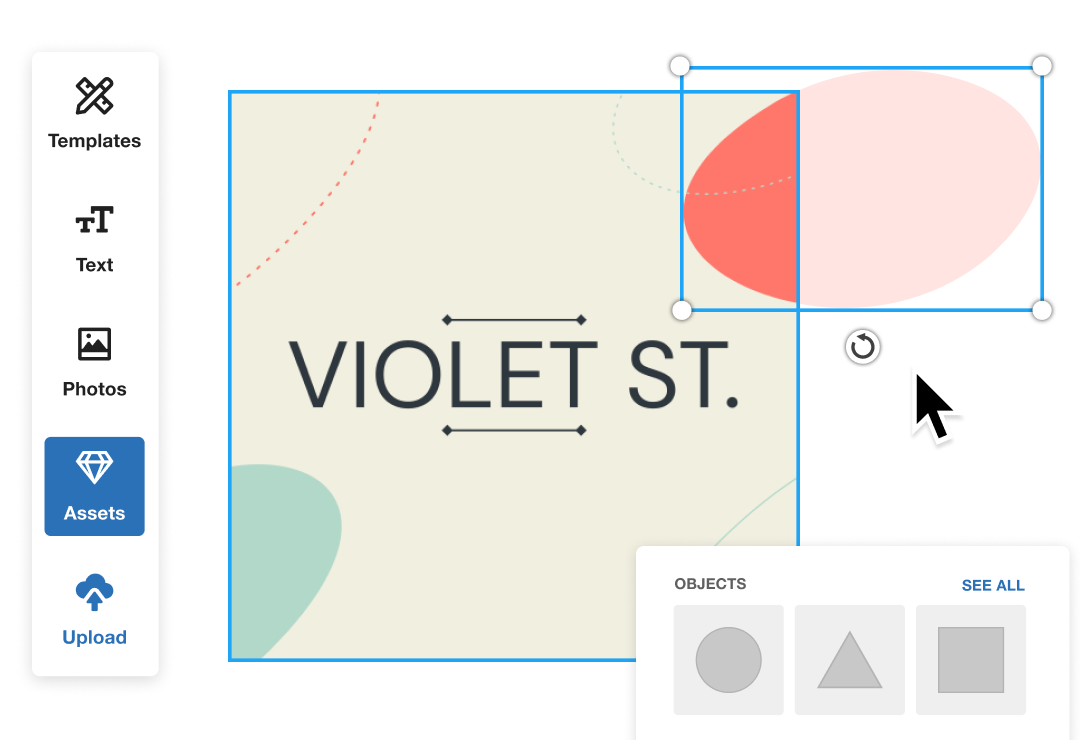 Square sticker templates