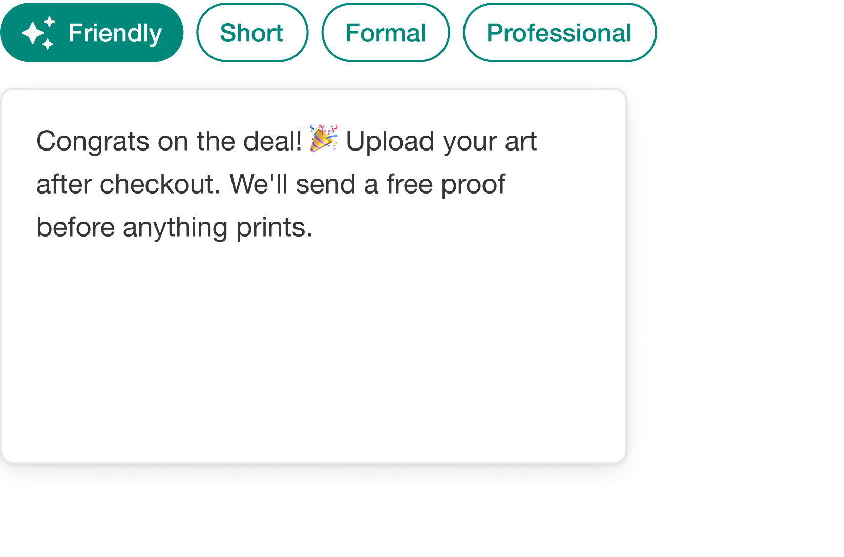 Draft a reply in one click